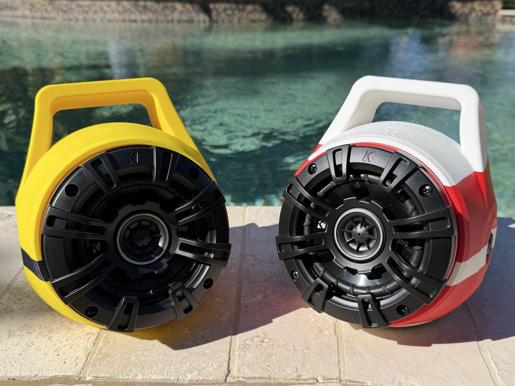 KettleBoom Sm in Yellow and Red/White Colorways
